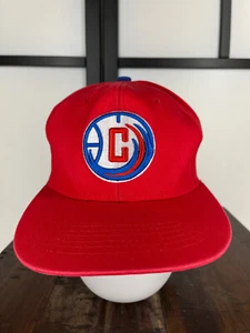 Gorra LA Clippers espalda a presión adulto talla única roja bordada NBA 100 % algodón - Imagen 1 de 14