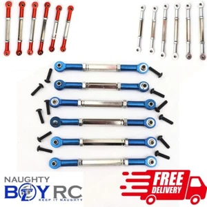 ECX Metal Turnbuckle Upgrade Kit 1/10 2wd Torment Ruckus Circuit Amp Brutus Axe - Foto 1 di 7