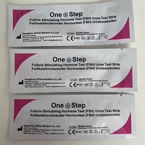 3 X Menopause Test Strips for Home Use Female Fertility . Fast Post. - Picture 1 of 5