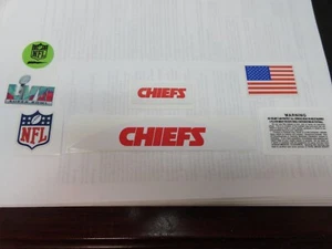 Kansas City Chiefs Super Bowl LVIII (58) Decals for Full Size Football Helmet - Picture 1 of 2