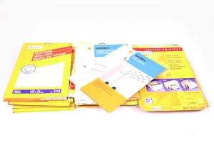21 Packungen Etiketten ZWECKFORM Herma A4 Folien Ordnerrücken Klebeetiketten SET - Picture 1 of 5