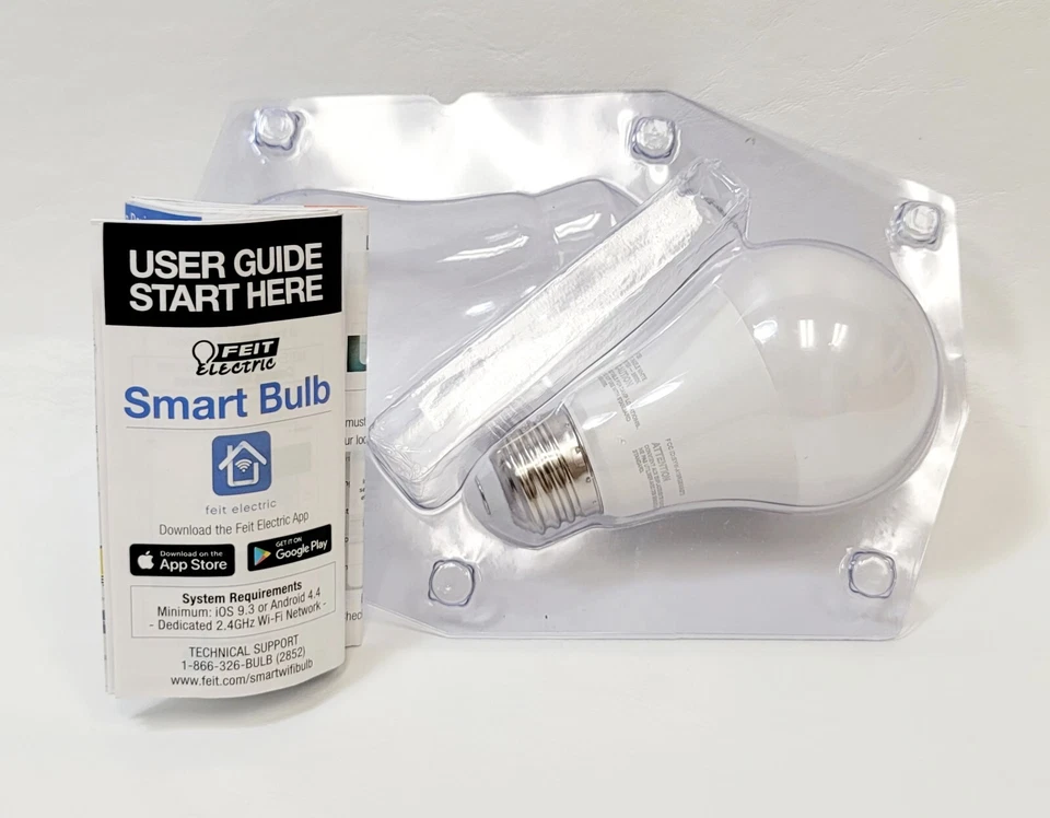 1 Feit Electric Smart Wi-Fi LED Color Changing Dimmable 60W Light Bulbs - Image 1 of 1