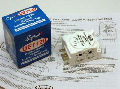 UET120 SUPCO Refrigerator Defrost Timer Control Universal 120 Volt Electronic - Image 1 of 4