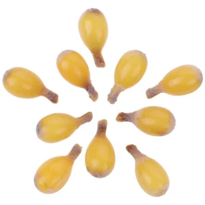 4 Stück lebensechte Wollmispel-Verzierungen, künstliche Früchte, Requisiten, - Bild 1 von 12