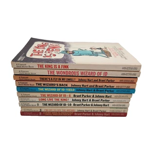 Vtg Wizard of Id Comic Books Lot of 10 Brant Parker Johnny Hart First Printing - Imagen 1 de 16