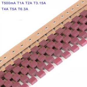 250V T500mA T1A T2A T3.15A T4A T5A T6.3A 392 Series Square Fuse Slow Break - Picture 1 of 5