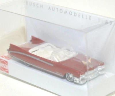Busch 45114 Cadillac Vegas Cabrio Con Corna Di Toro HO 1:87 NUOVO - Immagine 1 di 2