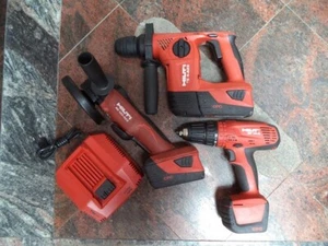 hilti 3-tool kit hilti ag125-a22 hilti te4-a22 hilti sf14-a akkubohrhammer - Bild 1 von 5