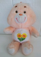 Vintage Care Bears Friend Bear 13" Plush Kenner 1983 Stuffed Animal Flower Patch