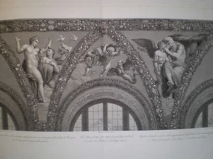 RAPHAËL / villa Farnese / Psyché / Cupidon / Giuseppe MOCHETTI / eau-forte XIX° - Imagen 1 de 10