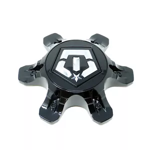 CAP-TIS-6H-B21 / TIS Gloss Black Snap In Center Cap - Picture 1 of 3