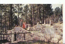America Postcard - Mount Moriah Cemetery, Deadwood, Black Hills, S Dakota 14851A