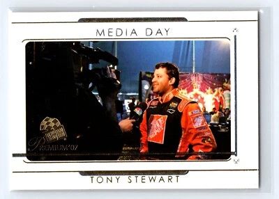 2007 Press Pass Premium Media Day Tony Stewart #67 NASCAR - Image 1 of 2