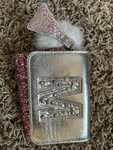 Glittery Pink Justice Wallet  - Picture 1 of 3
