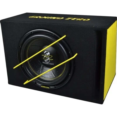 GZIB 12SPL Subwoofer Ground Zero In Cassa Reflex 1000 Watt Ad Alte Prestazioni - Immagine 1 di 2