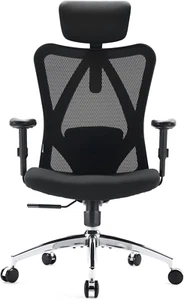 SIHOO Sedia Ufficio, Sedia scrivania Sedia ergonomica con Supporto Lombare per P - Foto 1 di 10