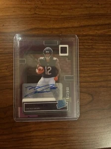 2022 Panini Clearly Donruss - Rated Rookie #80 Velus Jones Jr. Auto /175 Purple - Picture 1 of 2