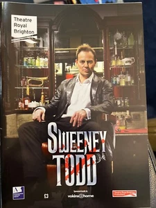 Sweeney Todd Theatre Royal Brighton Programme Flyer & Ticket Jason Donovan - Picture 1 of 1