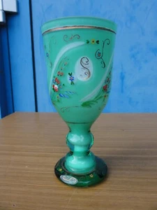 Spätbiedermeier Pokalglass um 1860 - Picture 1 of 8