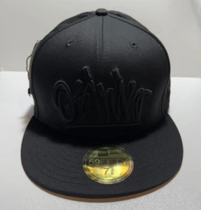 Osiris New Era 59fifty 7 3/8 Black fitted hat cap - Picture 1 of 5