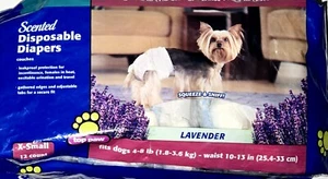Dog Diapers Top Paw Disposable Sz XS 12 Count 13-16" Waist Male or Female NEW - Picture 1 of 8