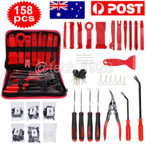 158pcs Car Trim Removal Tool Kit Auto Hand Tools Pry Bar Dash Panel Interior AU - Picture 1 of 10
