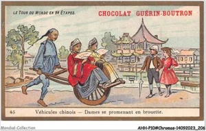 AHHP10-1904 - Cromos - Chocolat-Guerin-Boutron - París - Vehículo Chino - Imagen 1 de 2