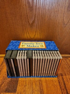 Broderbund Family Tree Maker Sam's Club Collector's Edition CD Bundle Of 19 - Image 1 of 4