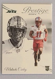 2024 Prestige Football Malachi Corley RC #355 New York Jets - Picture 1 of 2