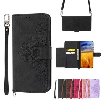 PU Leather Case For iPhone 15 11 12 13 14 Pro Max XS XR Flip Wallet Phone Cover - Image 1 of 4