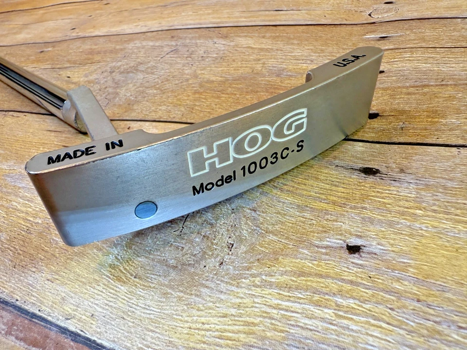 HOG MODEL 1OO3C-S BLADE PUTTER RH STEEL FAT SHAFT POSTITRAC JUMBO GRIP 33" ⛳EUC⛳ - Image 1 of 4