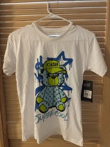 Seven Souls Boy Clothing Bear Graphic Tee Shirt Black Sz 14 / 16 MSRP $68 NWT - Picture 1 of 1