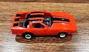 Vintage Tyco Chevy Corvette Fluorescent Orange & Black HO Slot Car 440x2 Chassis - Picture 1 of 6