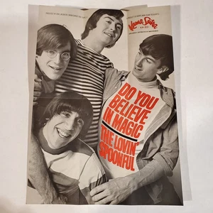 Lovin' Spoonful Do You Believe In Magic Vintage Ad Poster Rare! 14" x 10" - Bild 1 von 3