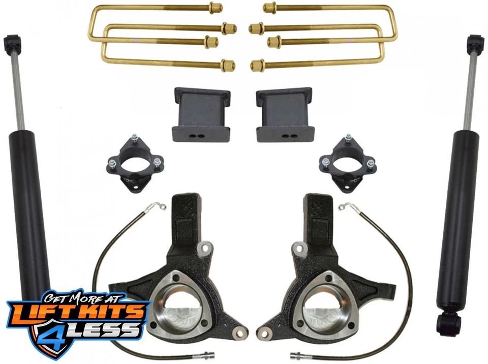 Kit de elevação MaxTrac K881375 7,5" com amortecedores para 2014-2015 Chevrolet Silverado 1500 - Imagem 1 de 3