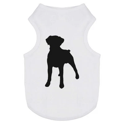 'Boxer Dog Silhouette' Pet Dog / Cat T-Shirt (PT016638) - Image 1 of 4
