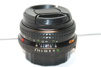 Lente Minolta MD Rokkor-X 45 mm F2 Prime "Pancake" Foto 1 de 4