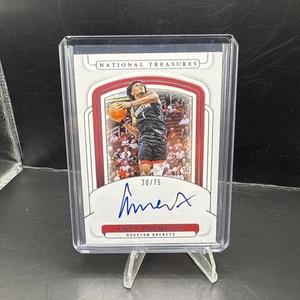 2024-25 Panini National Treasures Amen Thompson Signatures Auto /75 Rockets - Picture 1 of 2