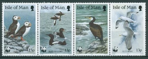 Isle of Man 1989 WWF Seevögel 408/11 ZD postfrisch (C90666) - Picture 1 of 1