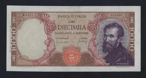 ITALIEN 10000 LIRE 1966 P-97 AU-UNC - Bild 1 von 2