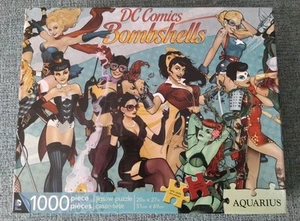 DC Comics Bombshells 1000 Piece Jigsaw Puzzle - Complete Set - Picture 1 of 3