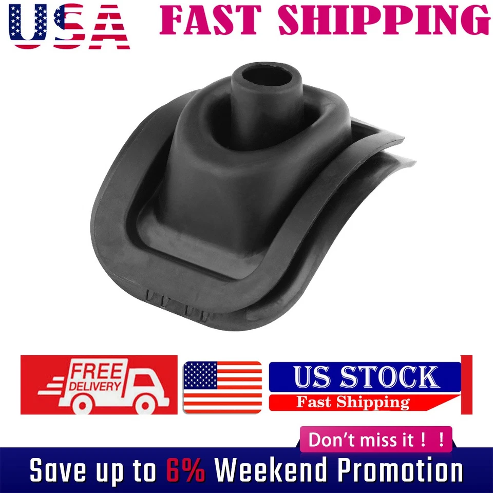 Bota de câmbio OEM 26093753 montada em coluna de direção preta para Cadillac Chevy GMC - Imagem 1 de 4