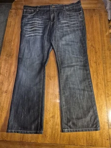 Y2K Roman Royalty Jeans bestickte Gesäßtaschen Herren Größe 44x32 - Bild 1 von 21