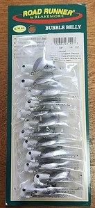 Blakemore Road Runner Bubble Belly. 1/4 oz. Weißer Kopf. Karte 12 Stück. 1504-041 - Bild 1 von 4