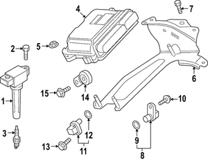 Genuine Mazda Pcm PXAC-18-881 - Picture 1 of 1
