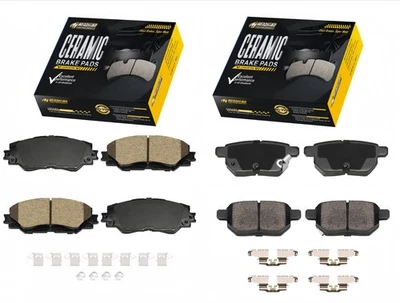 Pastillas de freno delanteras y traseras de cerámica para Pontiac Vibe Toyota Corolla Matrix Scion XB Foto 1 de 4