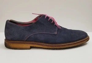 Scarpe eleganti To Boot New York blu pelle scamosciata US da uomo taglia 12 Italia - Foto 1 di 14