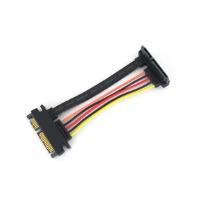 SATA III 22 Pin rechtwinkliges Verlängerungskabel 80 mm - Bild 1 von 1