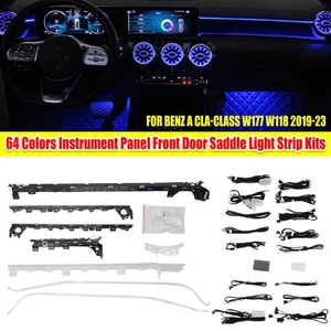 Für Mercedes-Benz W177 W118 LED Umgebungslicht Atmosphärenlampen Set 64 Farben - Bild 1 von 13
