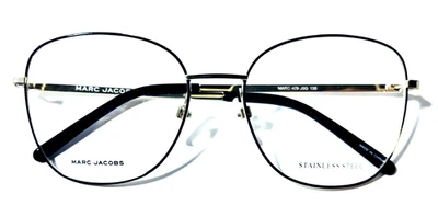 MARC JACOBS MARC 409 J5G OURO NOVO AUTÊNTICO ARO COMPLETO ARMAÇÕES DE ÓCULOS 54-17-135 - Imagem 1 de 4